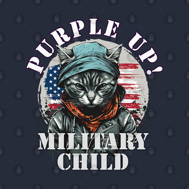 Purple Up For Military Child - Military Purple-Up Day by alcoshirts