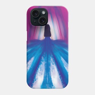 Fashion magical blue dress Phone Case