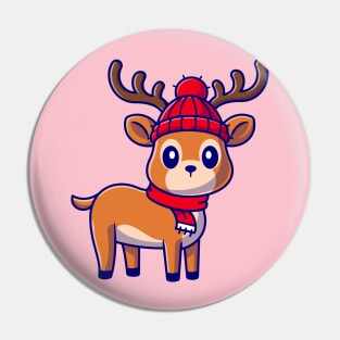 Cute Baby Deer Cartoon Pin