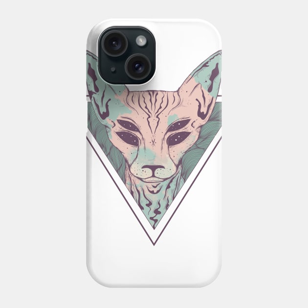 mystic sphynx Phone Case by Jess Adams