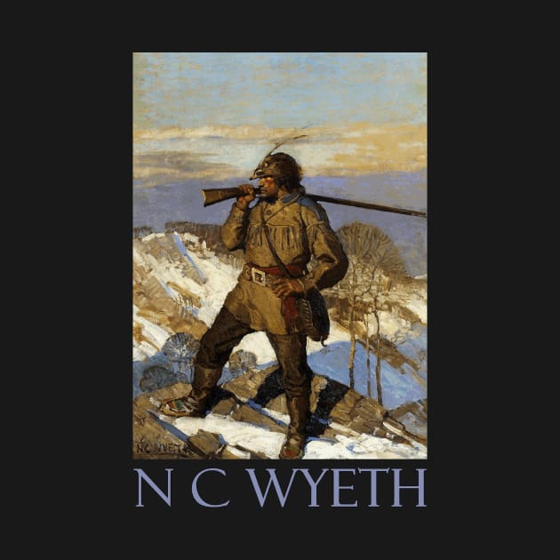 Frontiersman by N C Wyeth by Naves