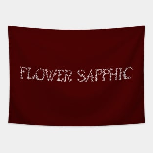 Flower Sapphic Tapestry