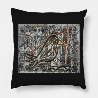 Mysterious Crow Pillow