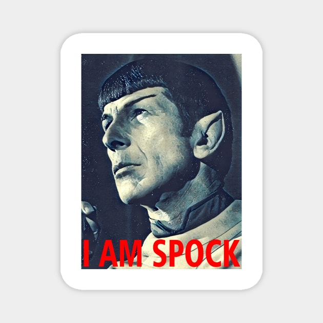 I am Spock Magnet by Blade Runner Thoughts