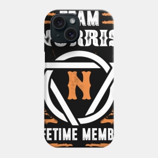 Team Morris Lifetime Member Gift T-shirt Surname Last Name Phone Case