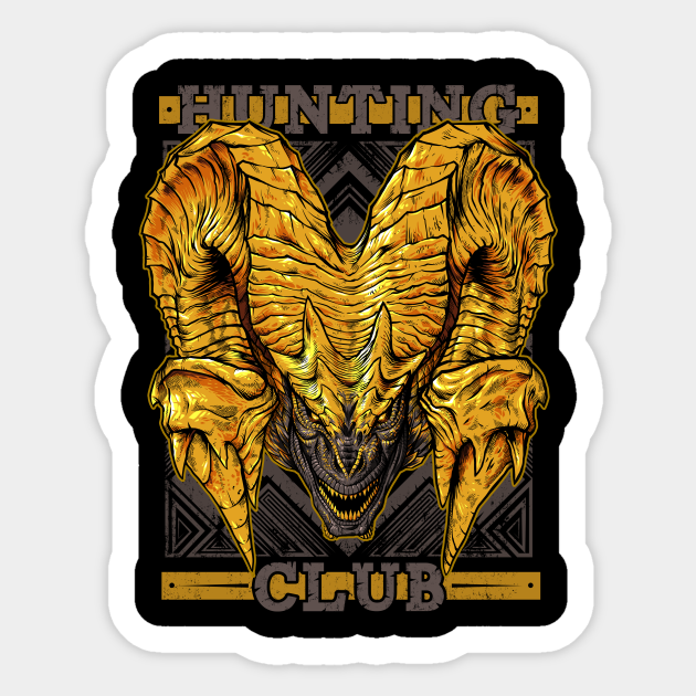 Hunting Club: Kulve Taroth - Monster Hunter - Sticker | TeePublic