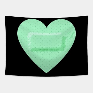 Heart Plaster MINT Tapestry