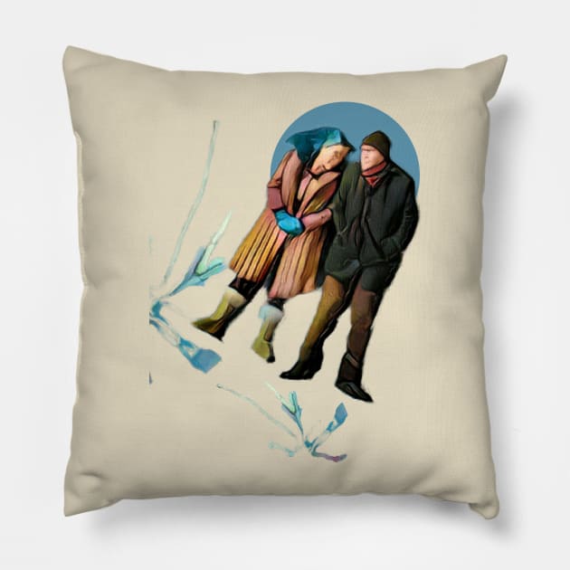 Eternal Sunshine of the Spotless Mind Pillow by awesomeniemeier