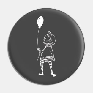 Pumpkid (white) Pin