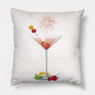 El coctel de frutas Pillow