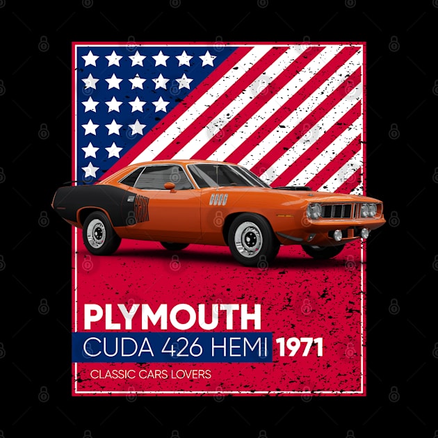 Classic Car Plymouth Cuda 426 Hemi 1971 by cecatto1994