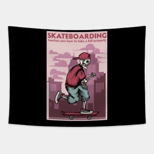 SKATEBOARDING Tapestry