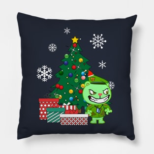 Flipqy Around The Christmas Tree Happy Tree Friends Pillow