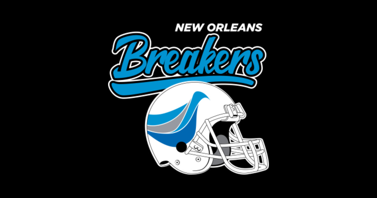 New Orleans Breakers New Orleans Breakers Sticker TeePublic