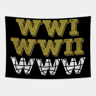 WW1 WW2 WWW - WW3 World War 3 is the World Wide Web Tapestry