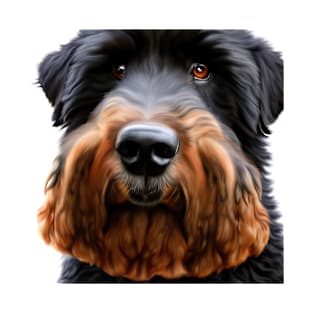 Russian Terrier dog portrait T-Shirt