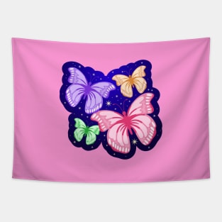 Cute Butterflies Design Tapestry