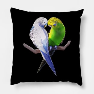 Bird lover budgie love valentines gift Pillow