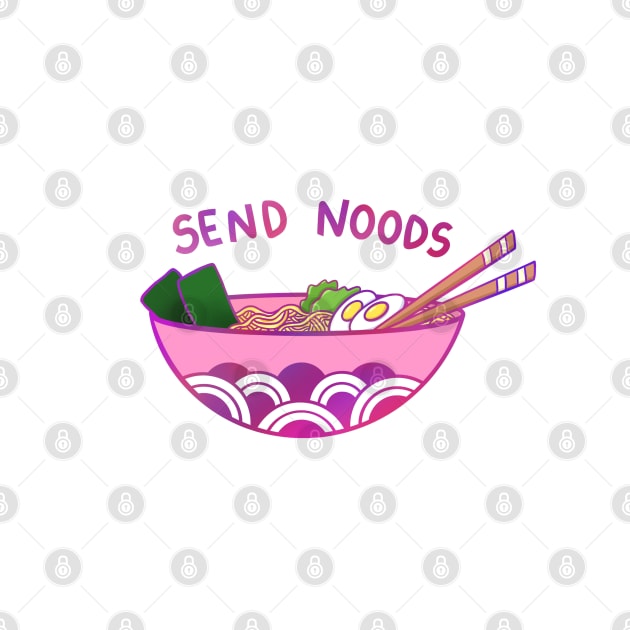 Send Noods / Ramen Bowl by allimarie0