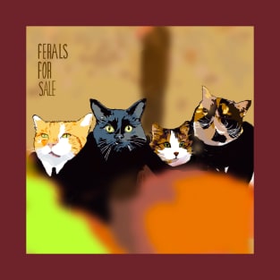 The Feral Cat Album Cover T-Shirt