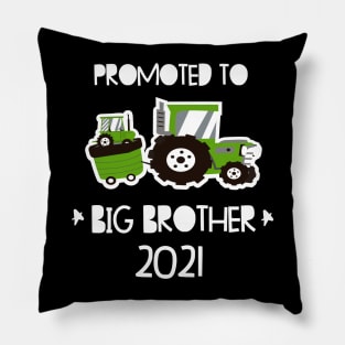 Promoted to Big brother tractor announcing pregnancy 2021 Pillow