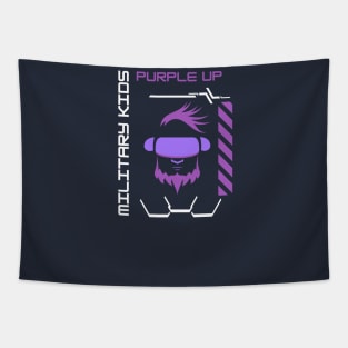 purple up for military kids Tapestry