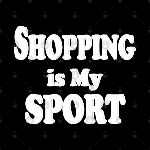 shopping is my sport by mdr design