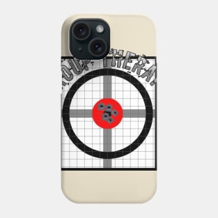 Shooting t-shirt designs Phone Case