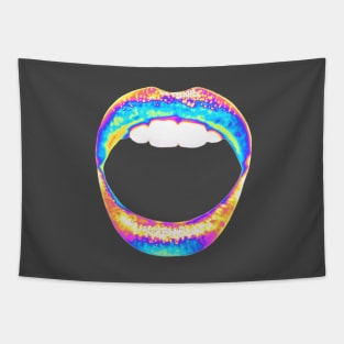 Holographic Scream Tapestry