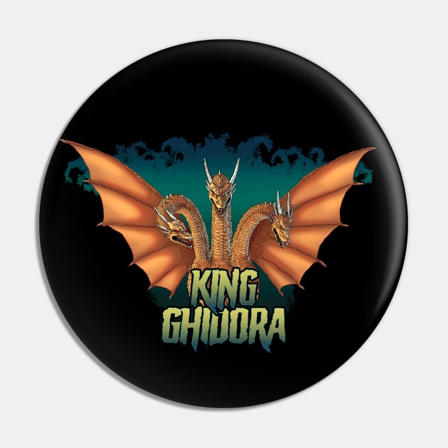 King Ghidora Pin by Creepsandbabes