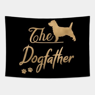 Cairn Terrier Dogfather, Funny, Dog father Tapestry