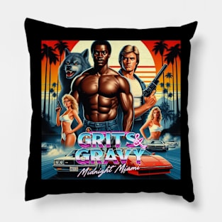 Grits & Gravy: Midnight Miami #9 Pillow