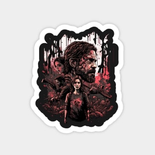 The Last of Us Pedro Pascal Joel inspired design Magnet