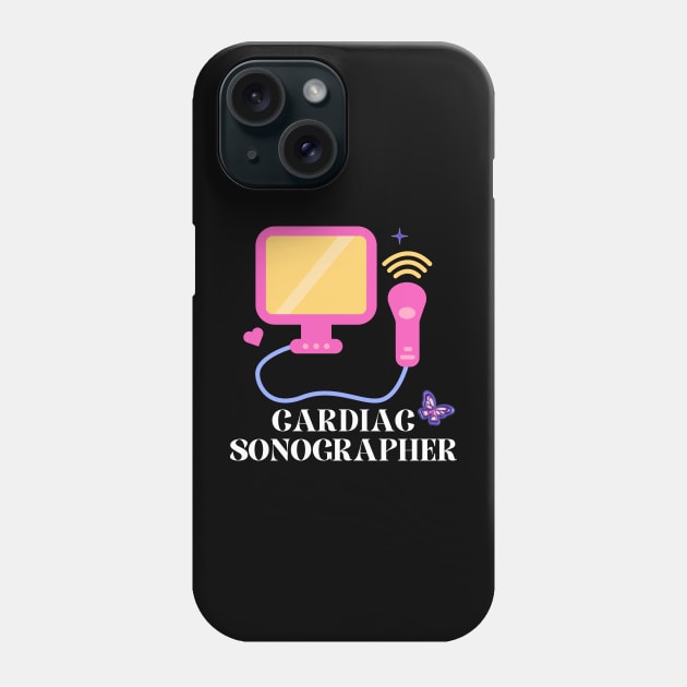 Cardiac Sonographer Phone Case by Haministic Harmony