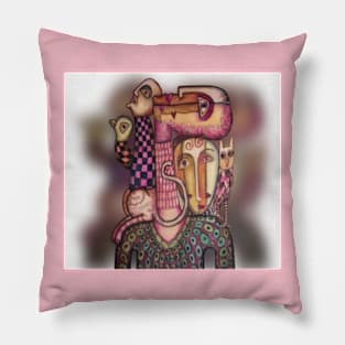 Art figuratif contemporain Pillow