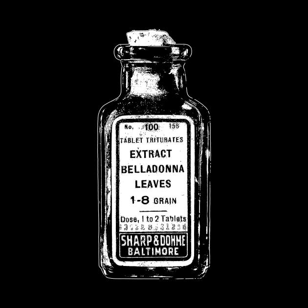 Belladonna-Old Bottle Tablets-Poison by StabbedHeart