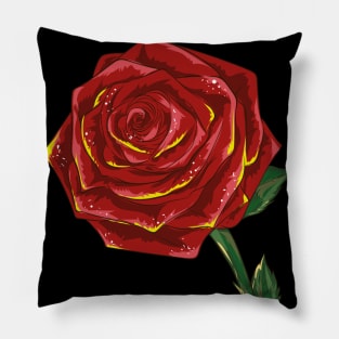 Rose Flower Pillow