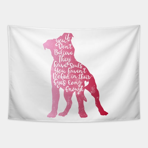 Pitbull Souls Tapestry by PrettyPittieShop