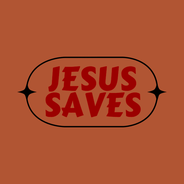 Jesus Saves | Christian Saying by All Things Gospel