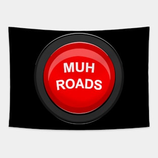 Muh Roads Button Tapestry