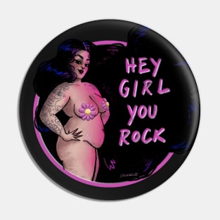 Hey Girl Pin