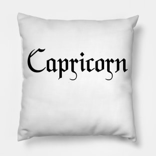 Capricorn zodiac sign Pillow