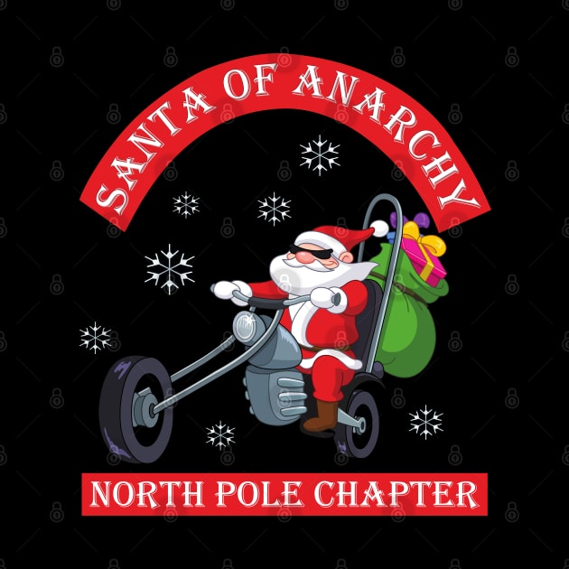 Santa Of Anarchy, North Pole Chapter, Christmas Gift For Dad, Santa Clause Is Coming To Town, Christmas, Xmas, Presents, Christmas, Xmas, Funny Christmas by DESIGN SPOTLIGHT