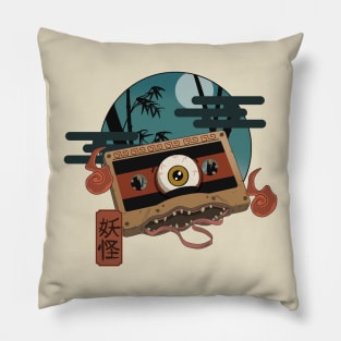 Yokai Cassette Tape Pillow