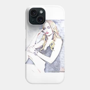 Ella in black Phone Case