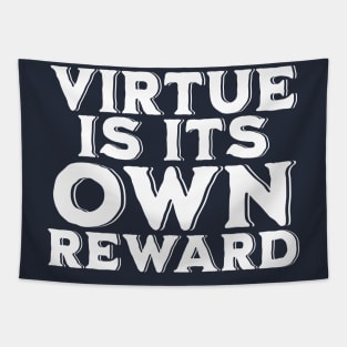Virtue is its Own Reward Tapestry