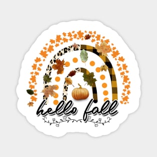 Hello fall Magnet