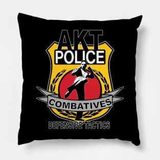 AKT Police Combatives - Small Gold Badge Left Chest Pillow