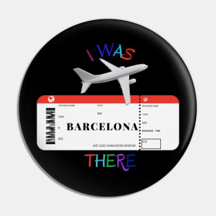Souvenir from Barcelona. Take a piece of Barcelona with You. Pin