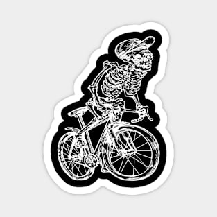 SEEMBO Skeleton Cycling Bicycle Cyclist Bicycling Biker Bike Magnet